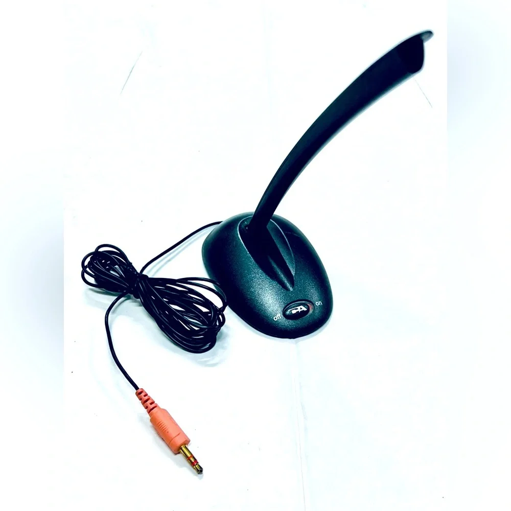 PC Desktop Classic Folding Microphone. Tested and Working.